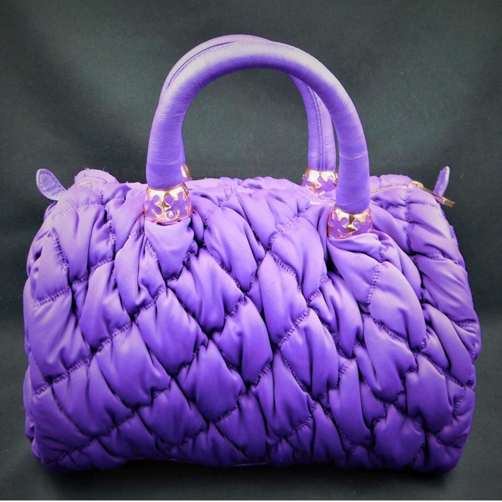 Folli Follie Purple Quilted Bag